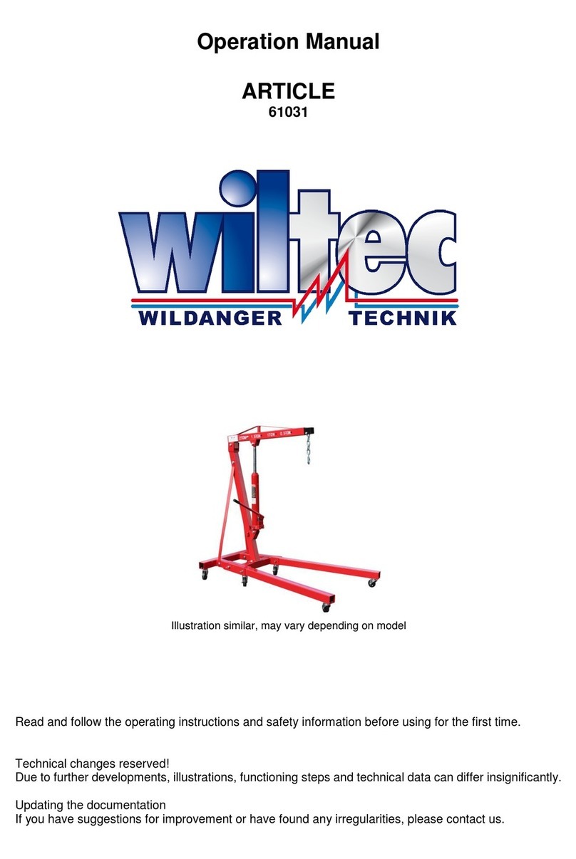WilTec 61031 Operation manual