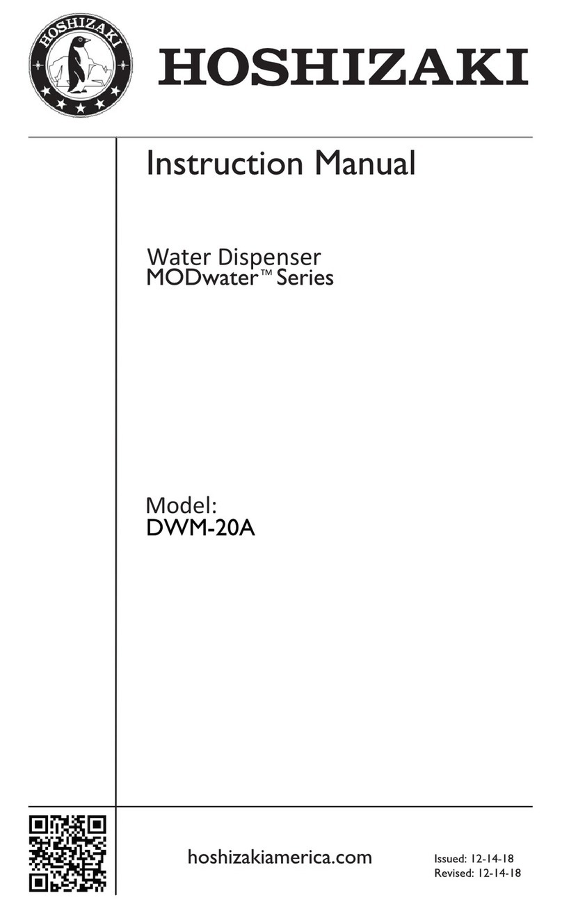 Hoshizaki MODwater Series instruction manual