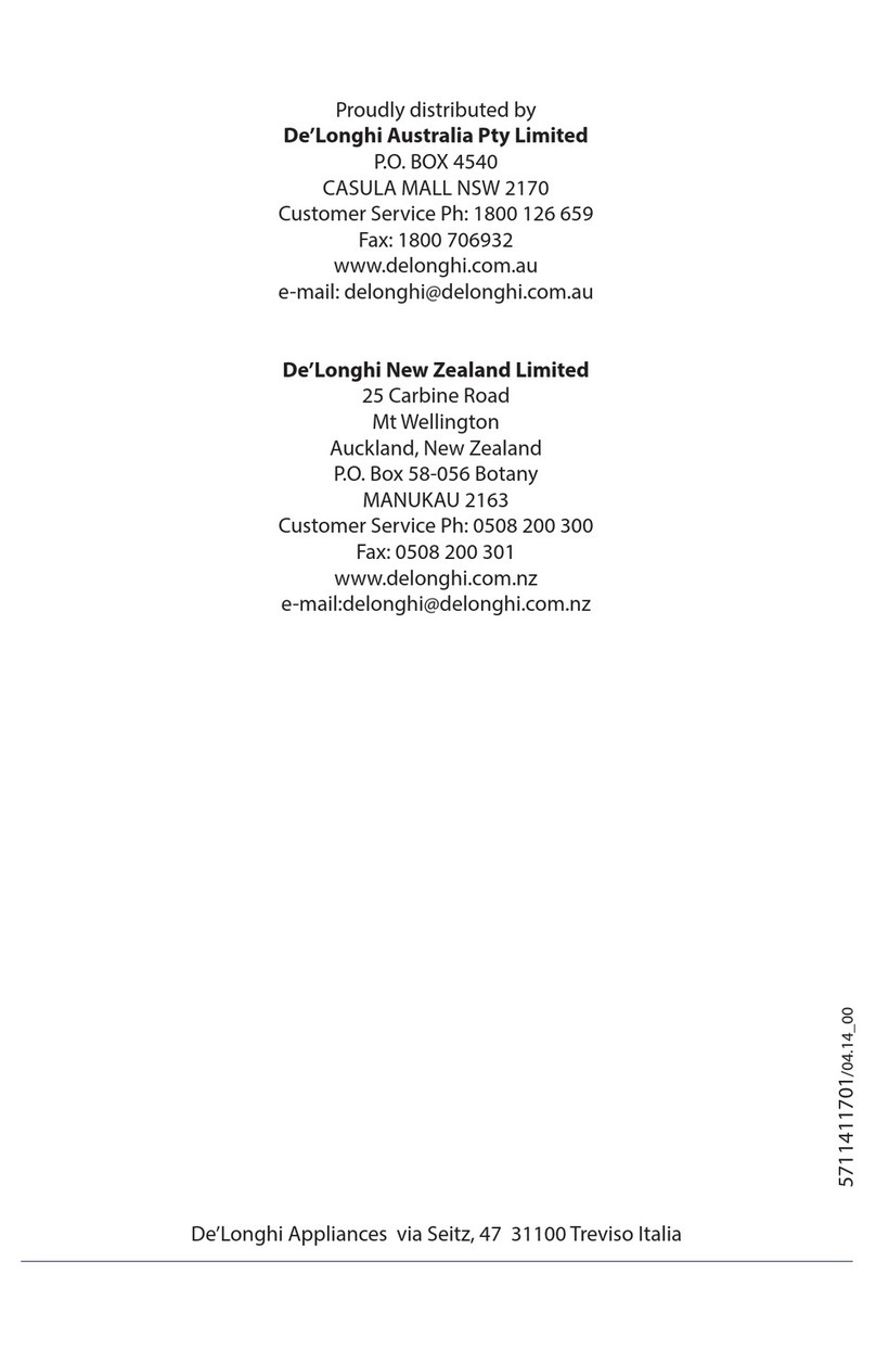 DeLonghi TCH8093ER Instructions for use