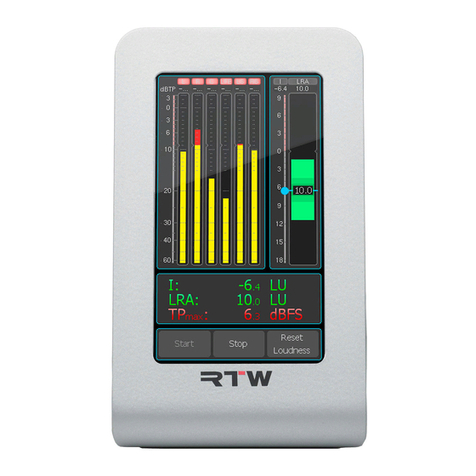 RTW TouchMonitor TM3 User manual