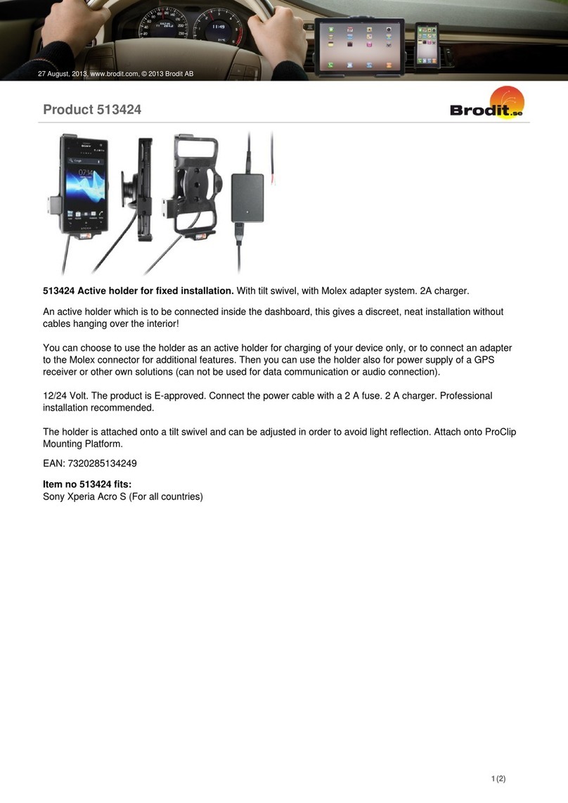 Brodit 513424 User manual Brodit 513424 User manual