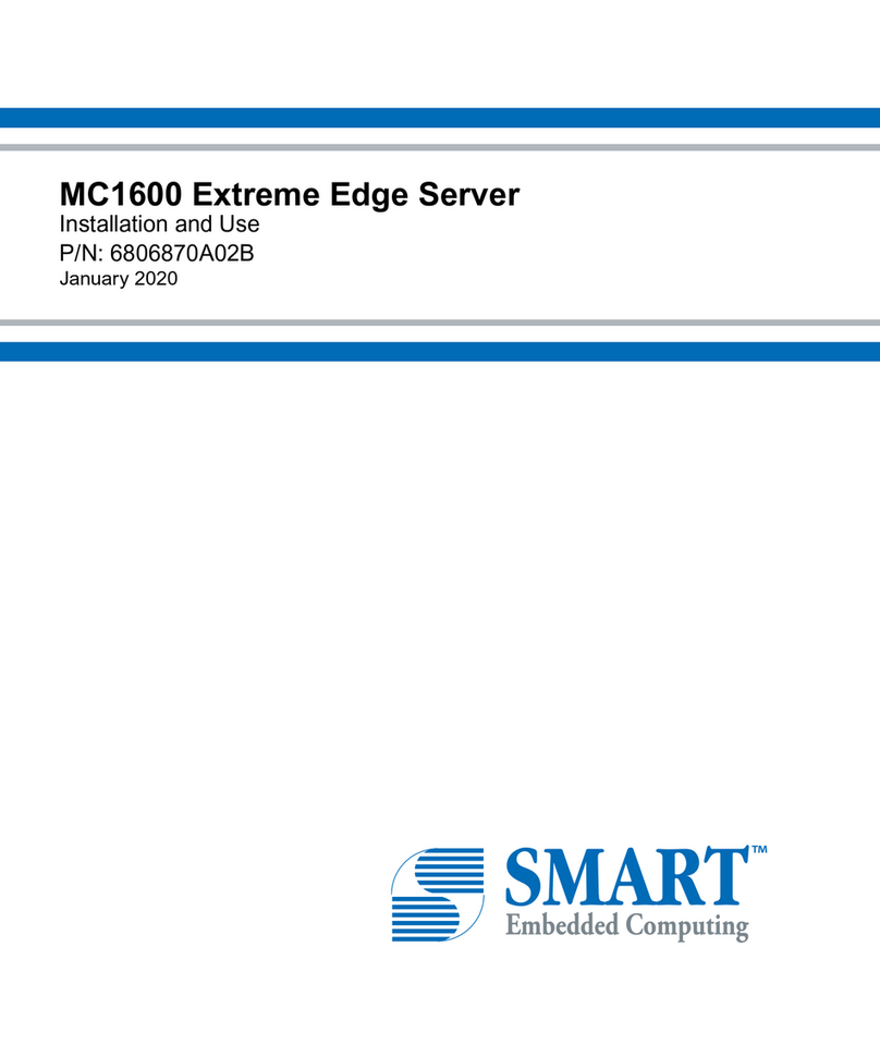 SMART Embedded Computing MC1600 Installation and use