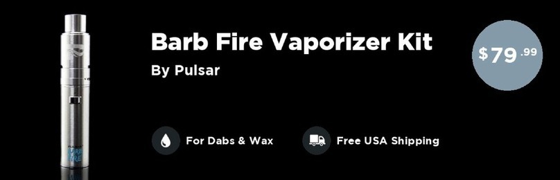 Pulsar Barb Fire Vaporizer User manual
