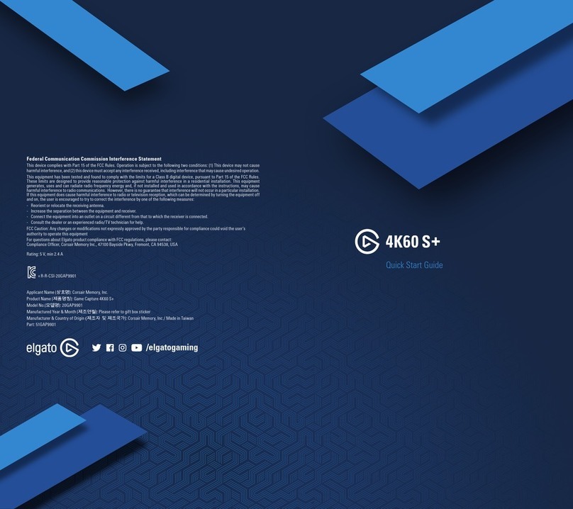Elgato 4K60 S+ quick start guide