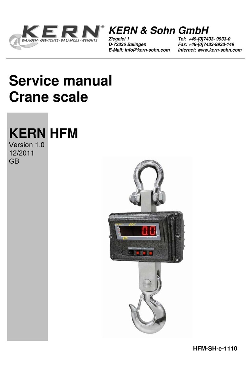 KERN HFM User manual
