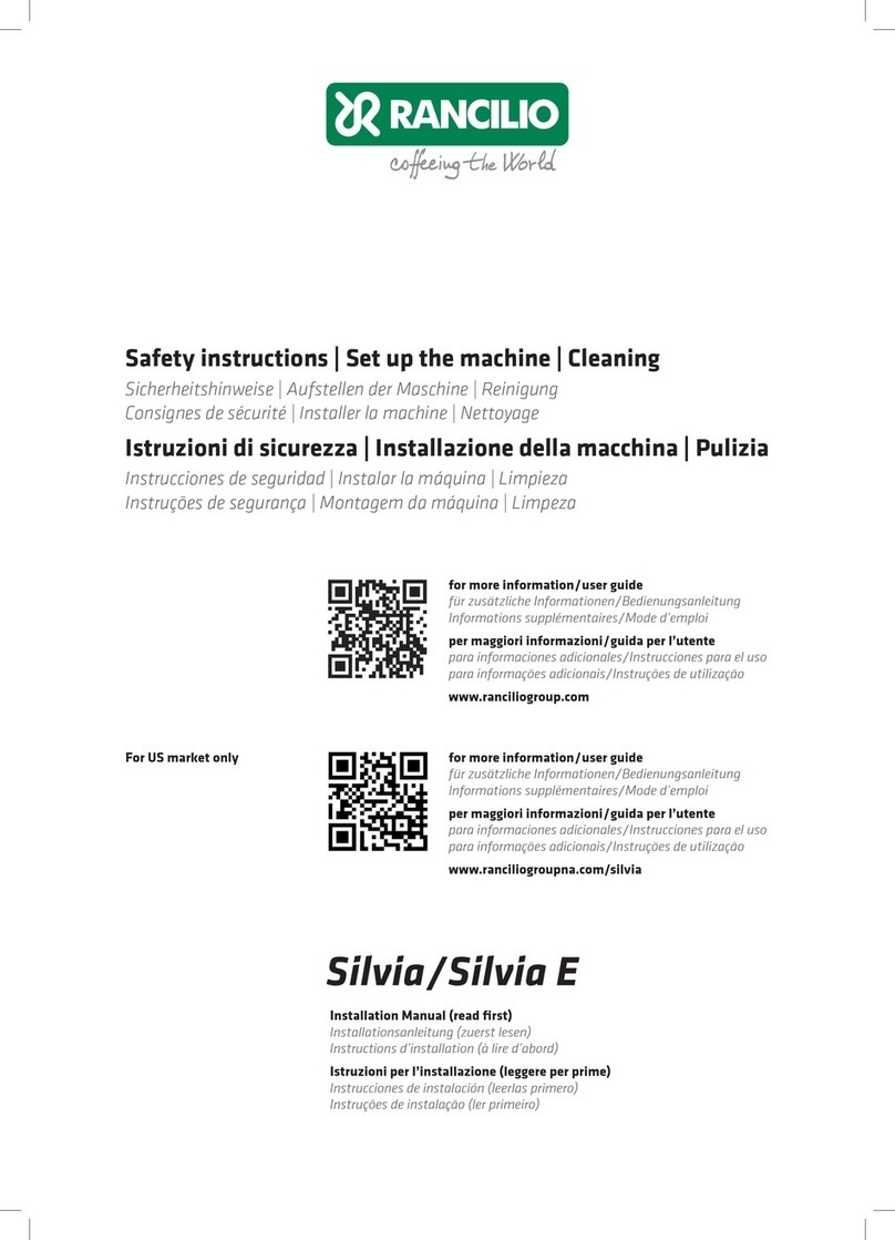 Rancilio Silvia User manual