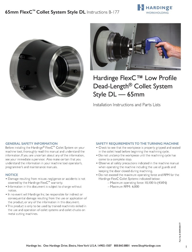 Hardinge FlexC Low Profile Dead-Length Collet System Style... Datasheet
