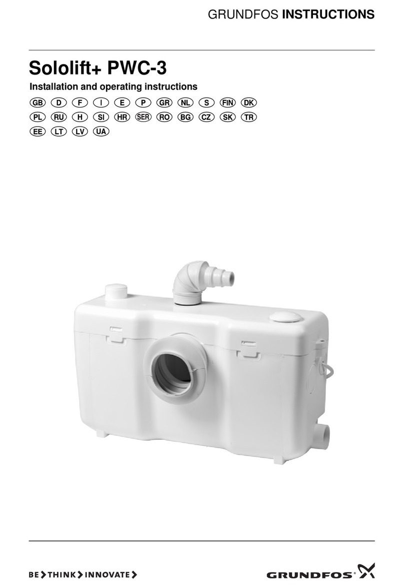 Grundfos Sololift+ PWC-3 User manual