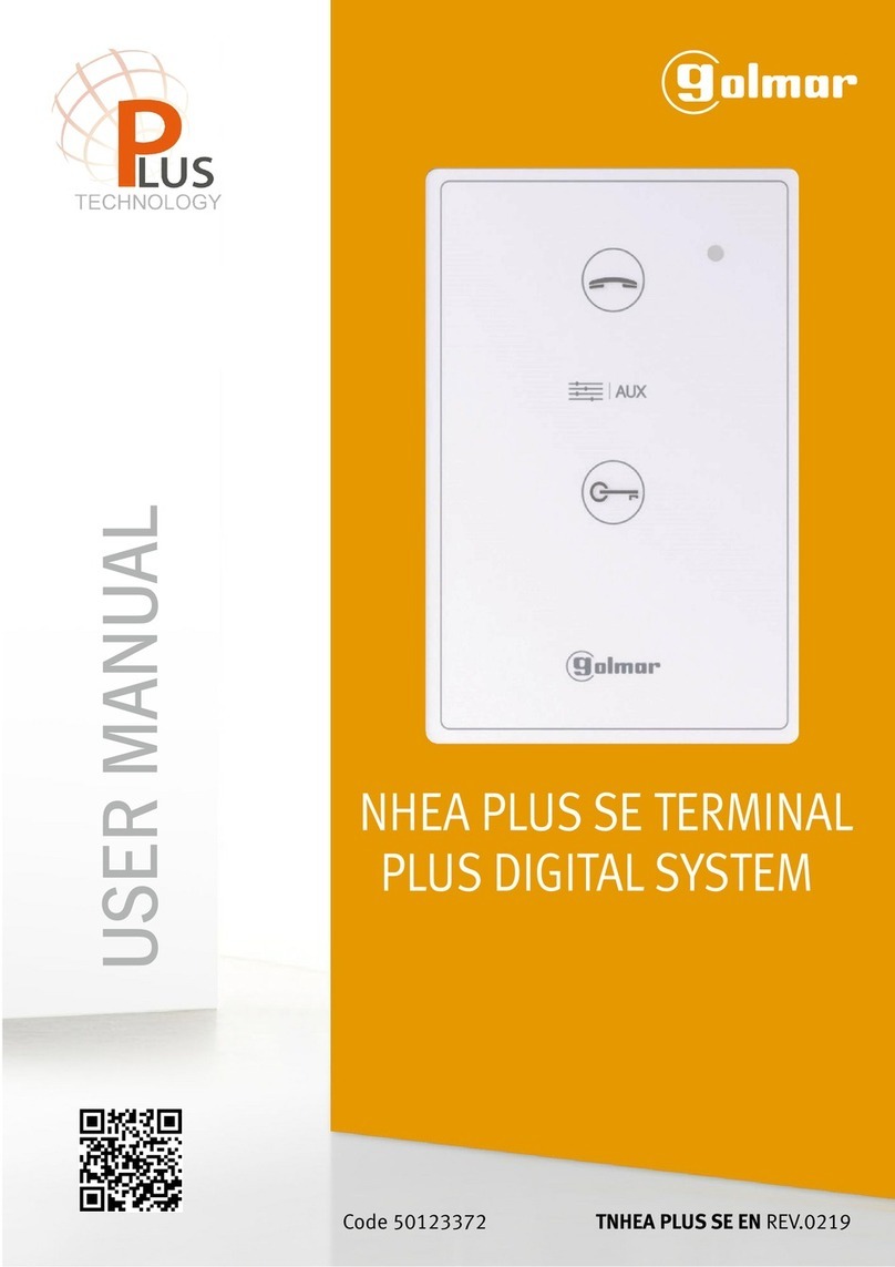 golmar NHEA PLUS SE TERMINAL User manual