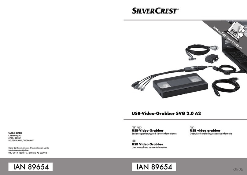 Silvercrest SVG 2.0 A2 Instruction sheet
