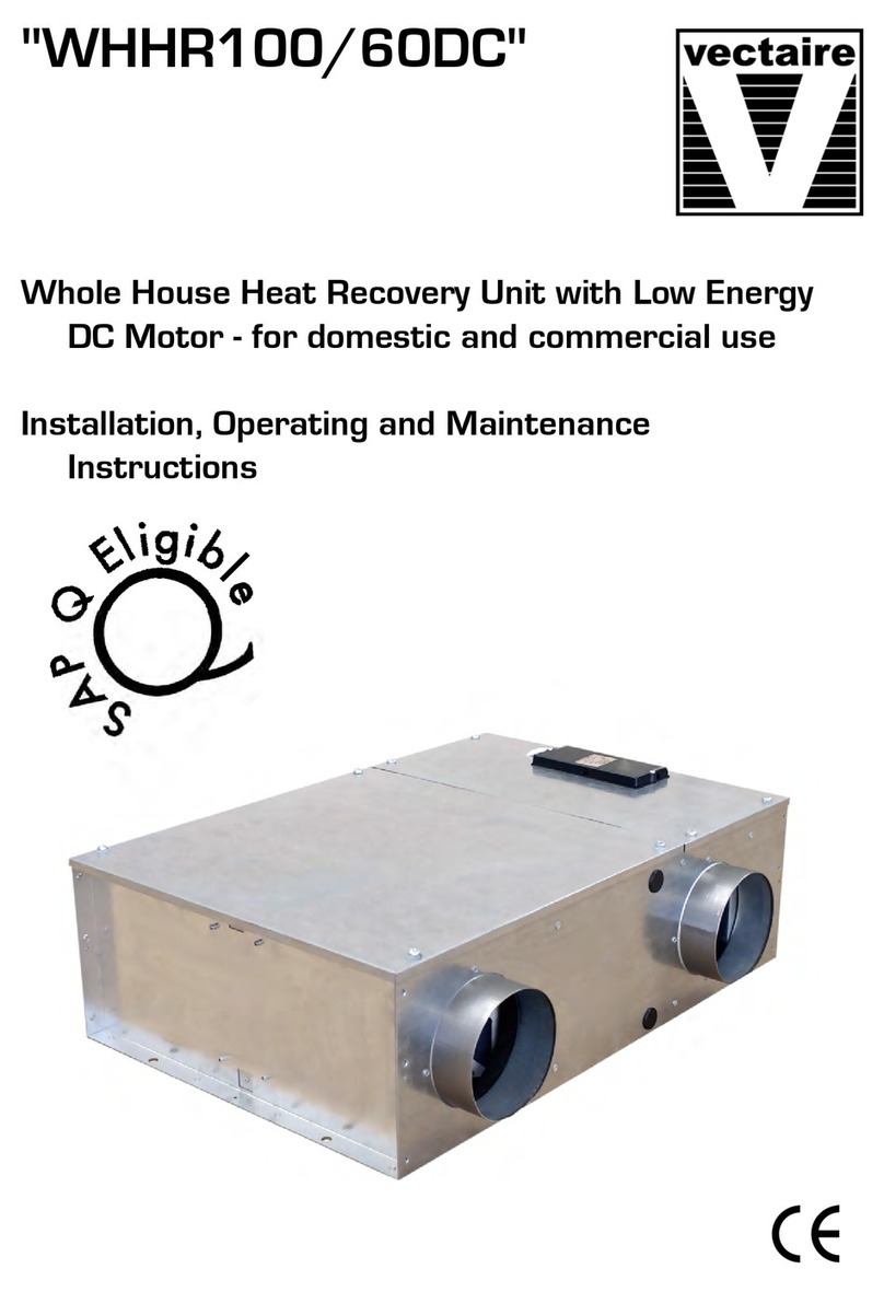 Vectaire WHHR100/60DC Assembly instructions