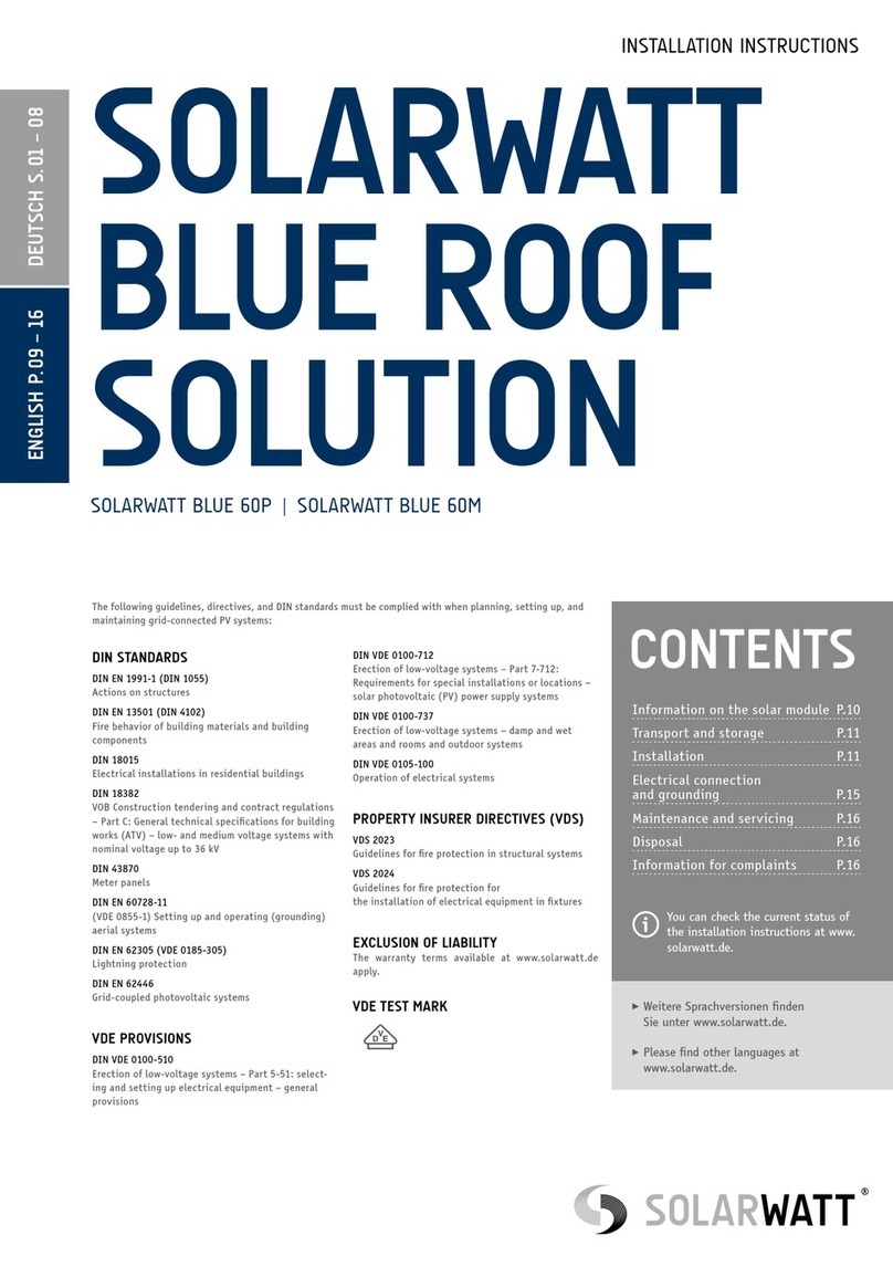 solarwatt Vision 60P style installation instructions