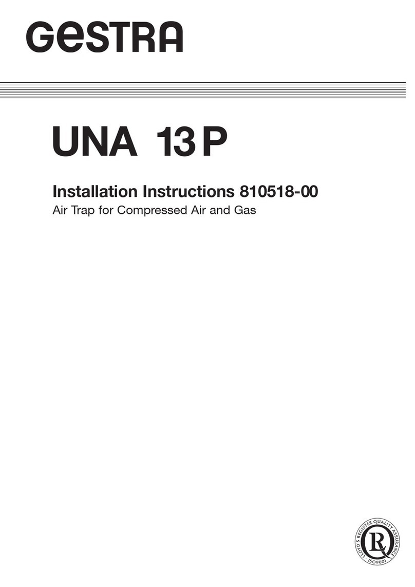 GESTRA UNA 13P installation instructions