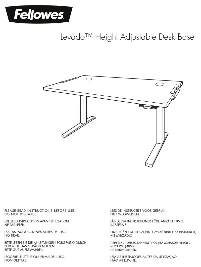 Fellowes Levado Instructions before use Fellowes Levado Instructions before use