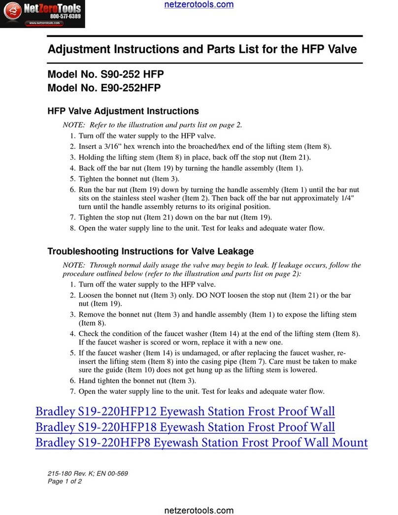 Bradley S90-252 HFP Guide