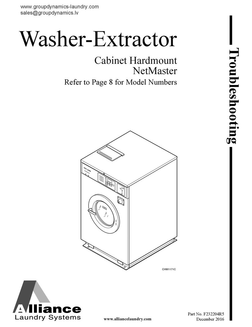 Alliance Laundry Systems NetMaser Series Operating instructions