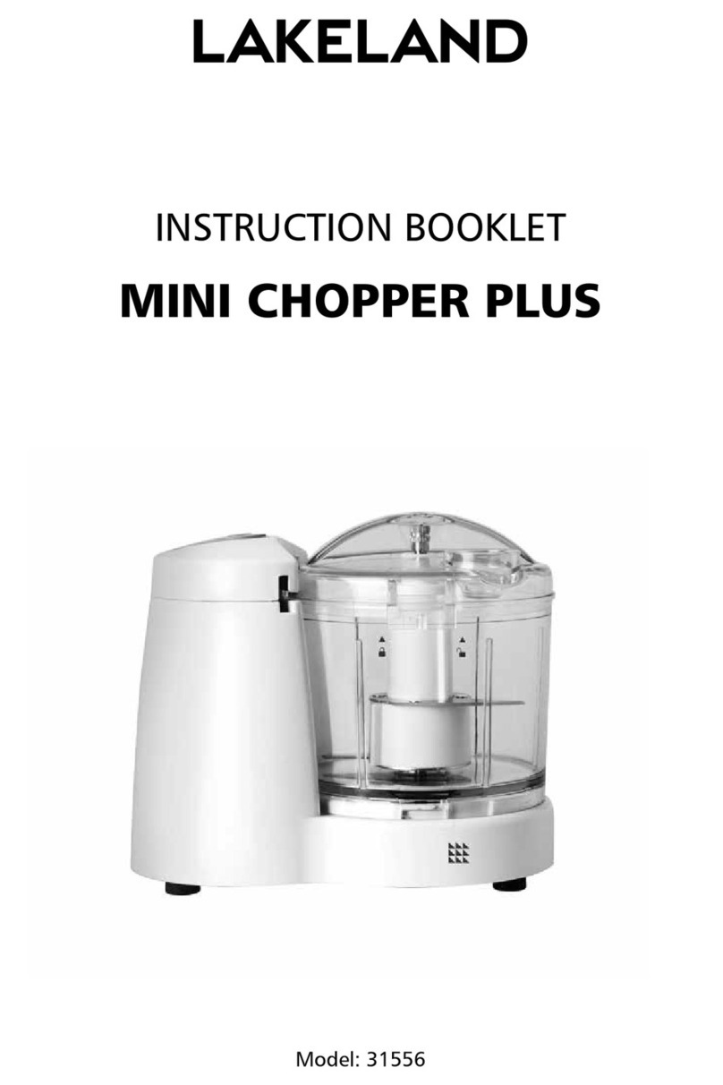 Lakeland MINI CHOPPER PLUS User manual