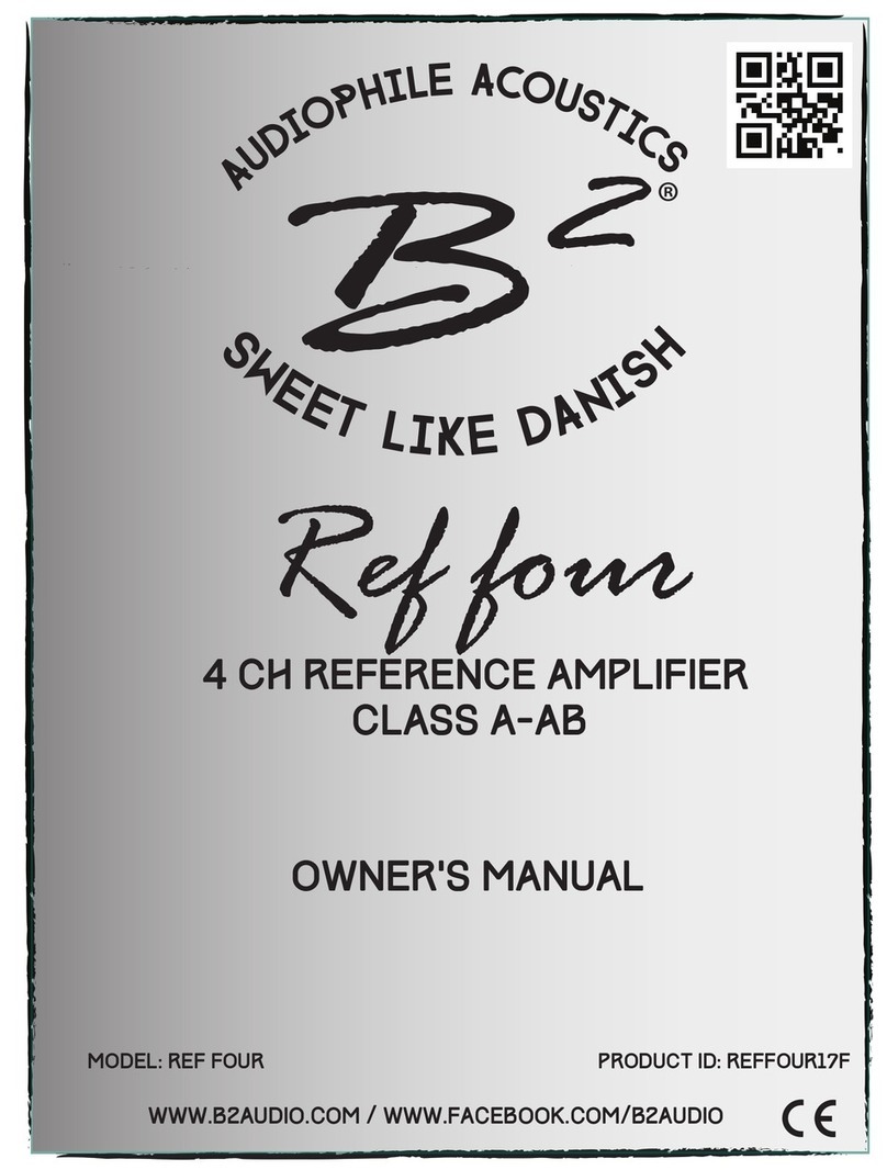 B2 Ref Four owner's manual