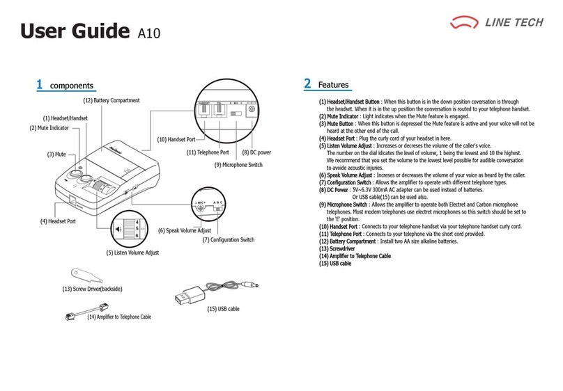 Line Tech Neimer A10 user manual