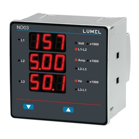 Lumel ND03 User manual