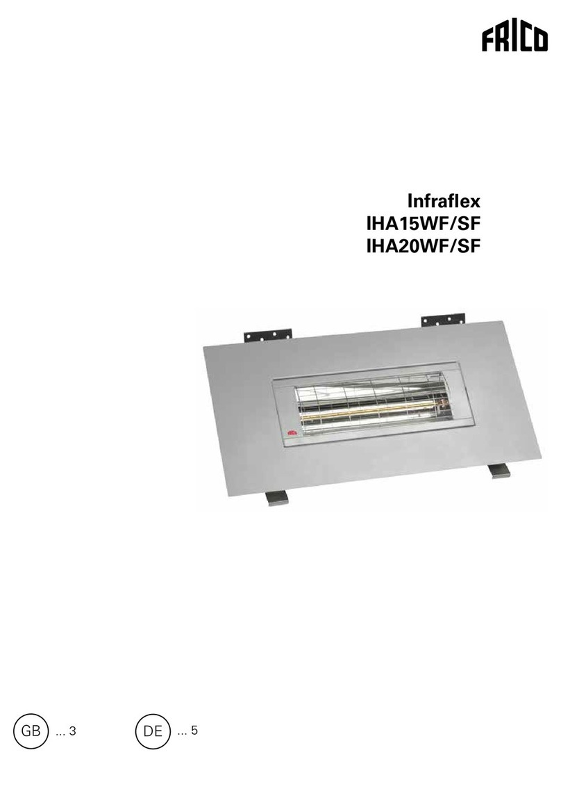 Frico Infraflex Series User manual