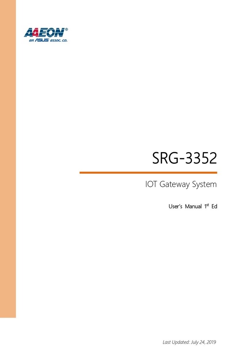 Aaeon SRG-3352 user manual