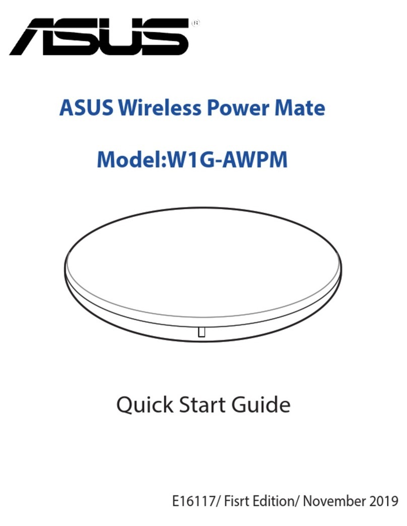 Asus W1G-AWPM User manual
