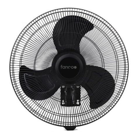 Fanco PWFC45DCBL User manual