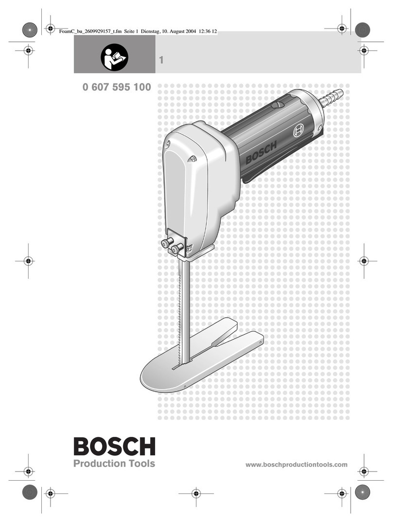 Bosch 0 607 595 100 User manual