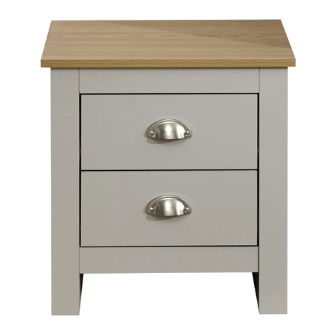 GFW Lancaster 2 Drawer Bedside Assembly instructions GFW Lancaster 2 Drawer Bedside Assembly instructions