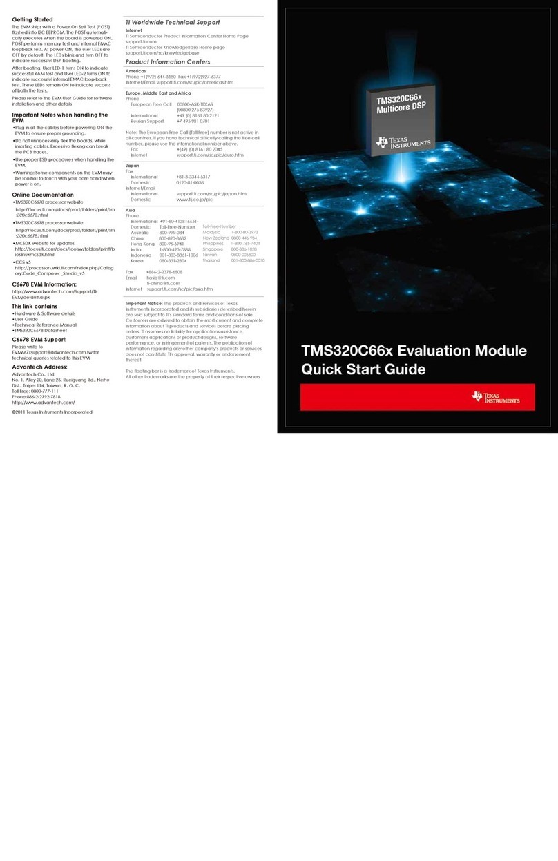 Texas Instruments TMDSEVM6678L User manual