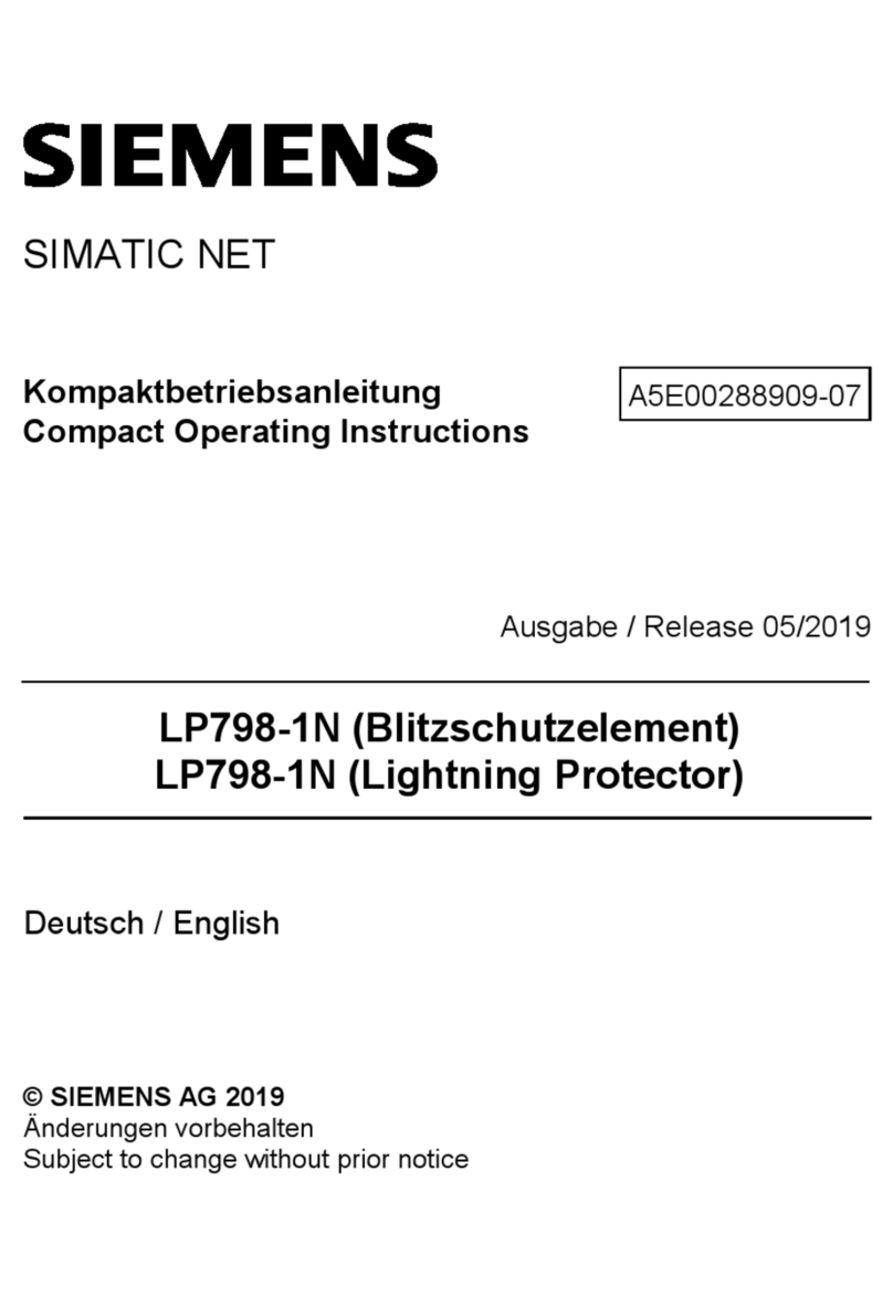 Siemens SIMATIC NET LP798-1N Administrator guide