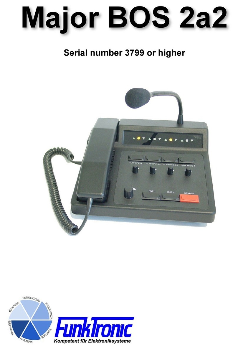 FunkTronic Major BOS 2a2 manual