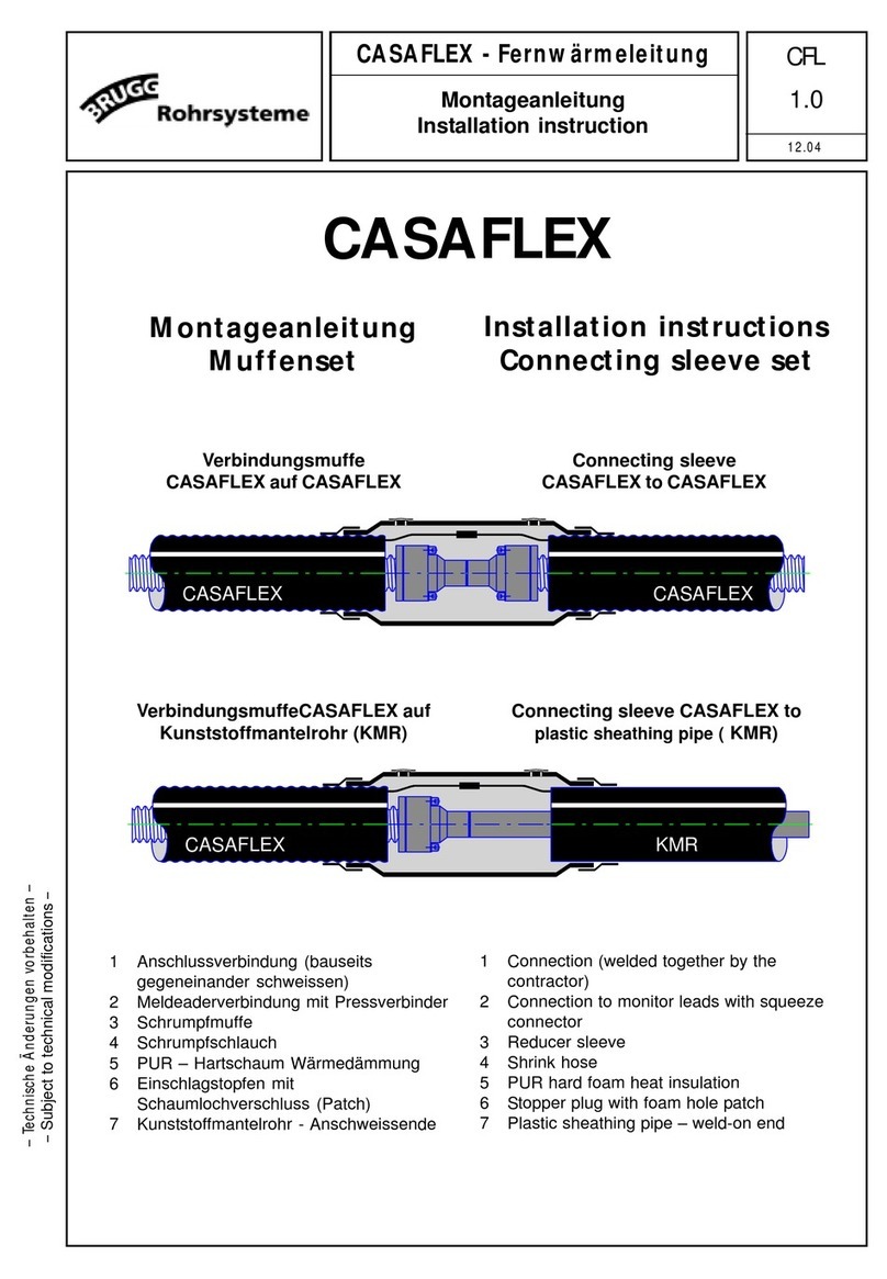 Brugg Pipesystems CASAFLEX installation instructions