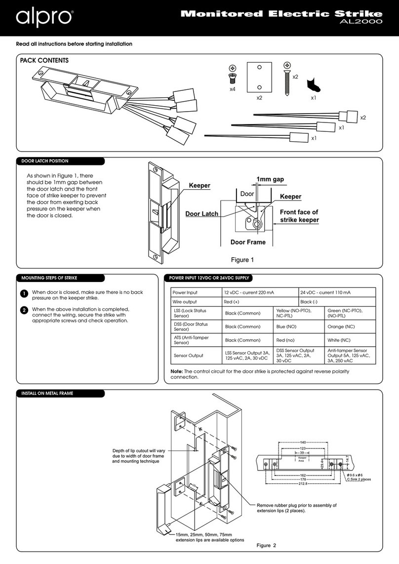 alpro AL2000 instructions