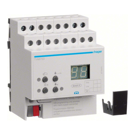 hager TYA670D installation manual hager TYA670D installation manual