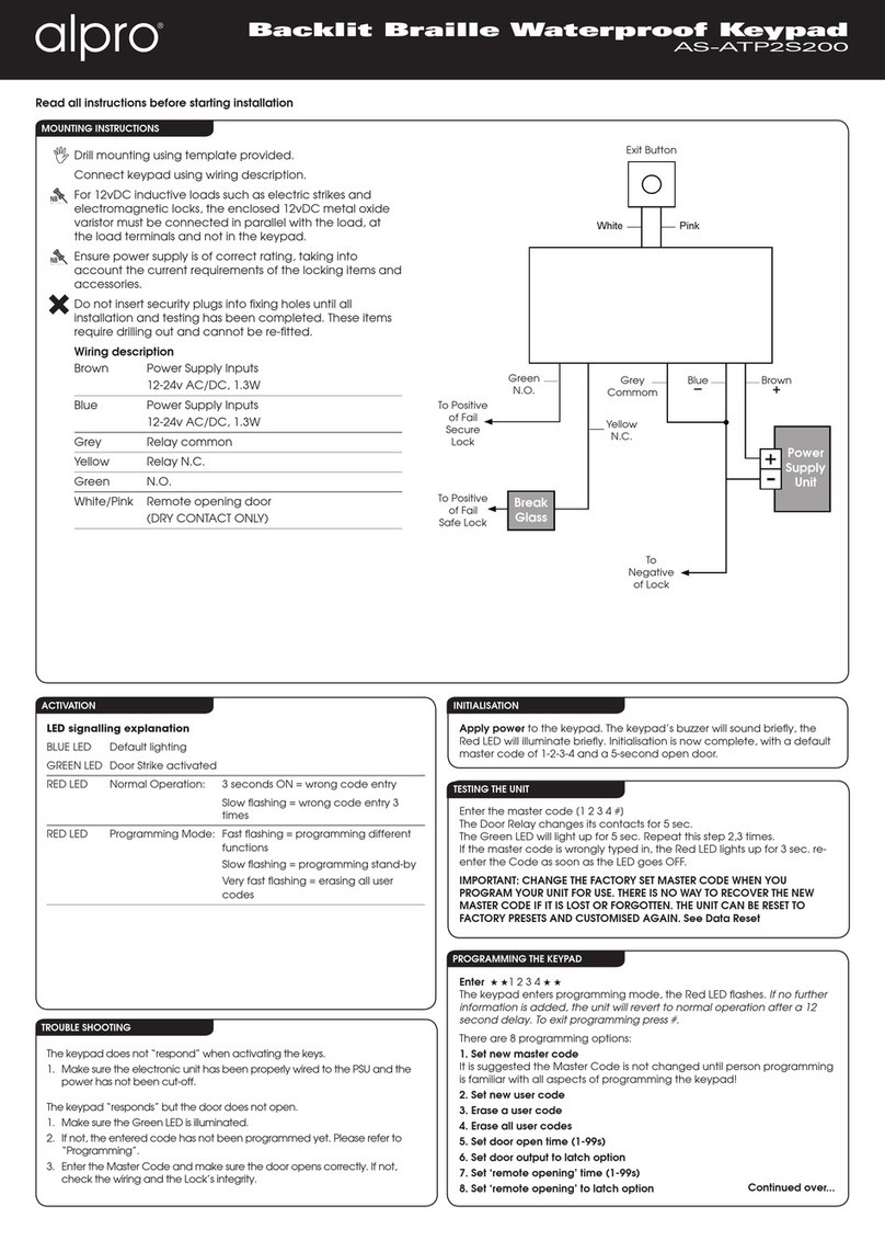 alpro AS-ATP2S200 instructions