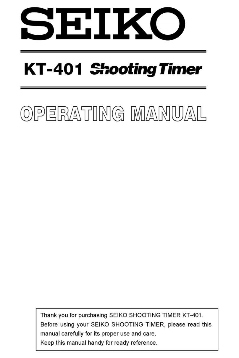 Seiko KT-401 operating manual