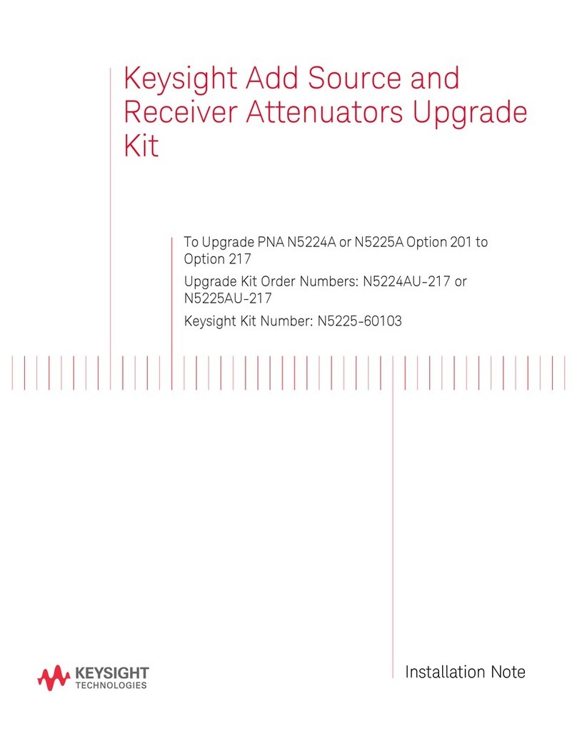 Keysight N5224AU-217 Installation and operation manual