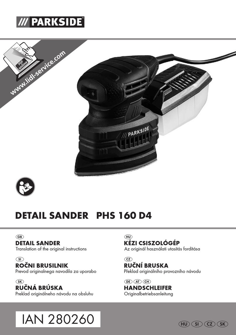 Parkside PHS 160 D4 User manual