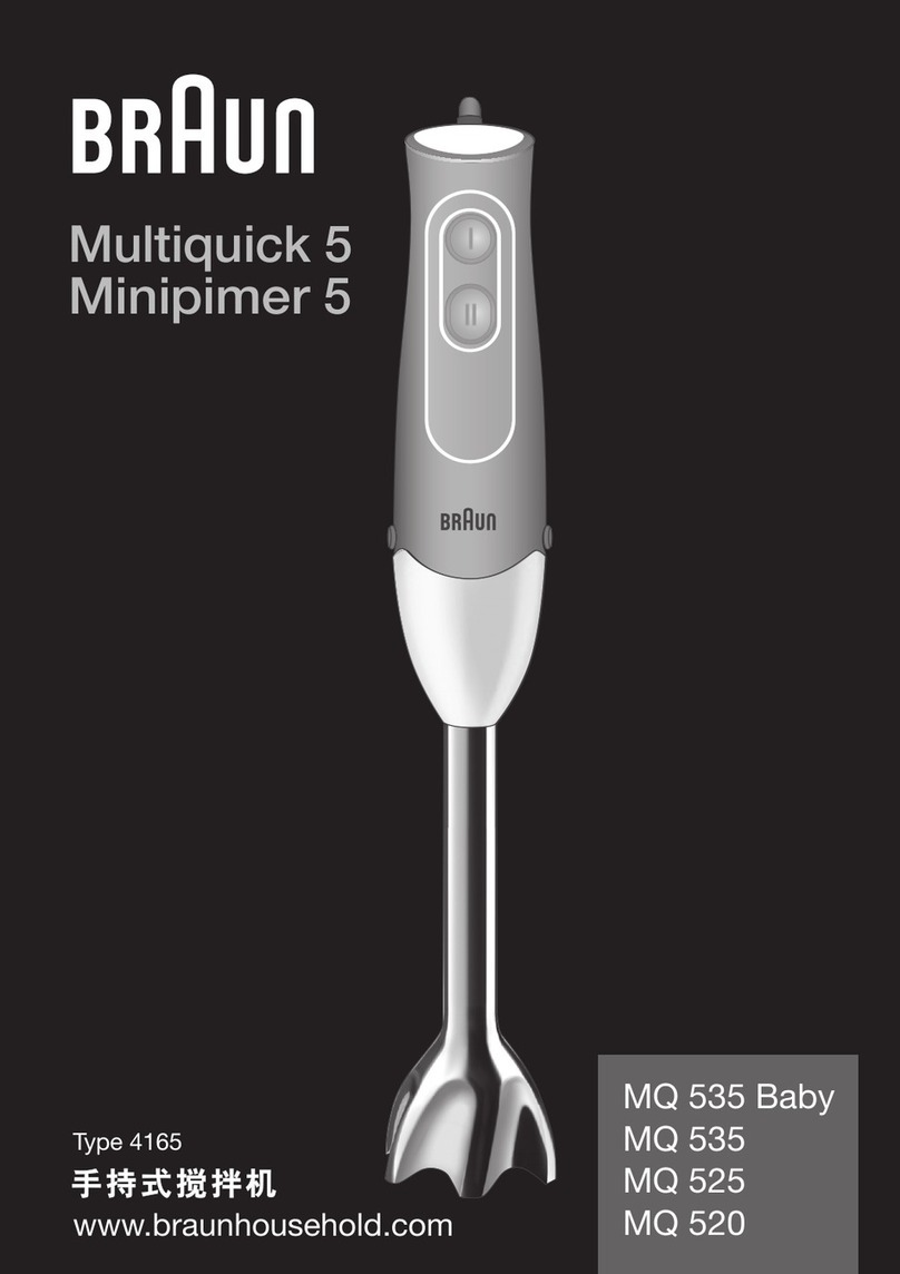 Braun Multiquick 5 Series User manual