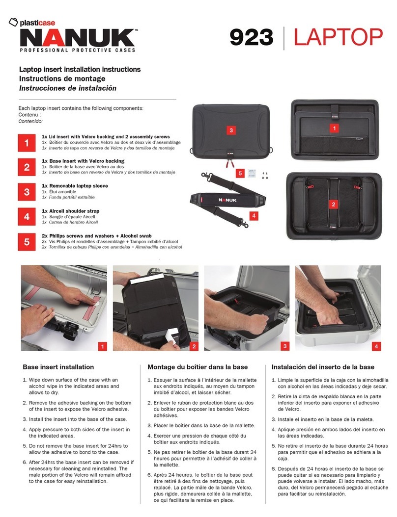 NANUK 923 installation instructions