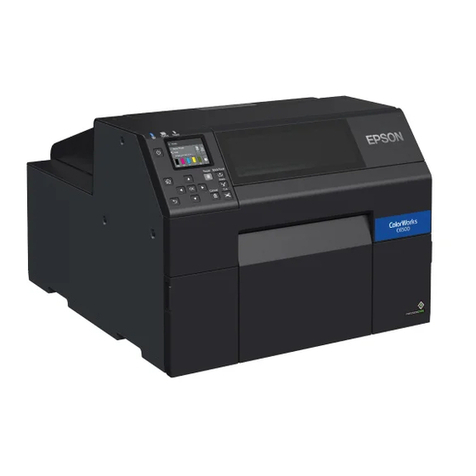 Epson ColorWorks C6500Au Use and care manual
