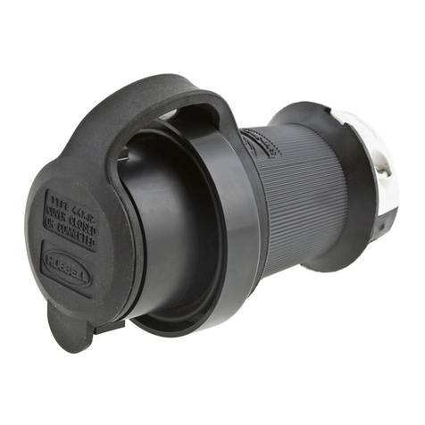 Hubbell SAFETY-SHROUD TWIST-LOCK User manual Hubbell SAFETY-SHROUD TWIST-LOCK User manual