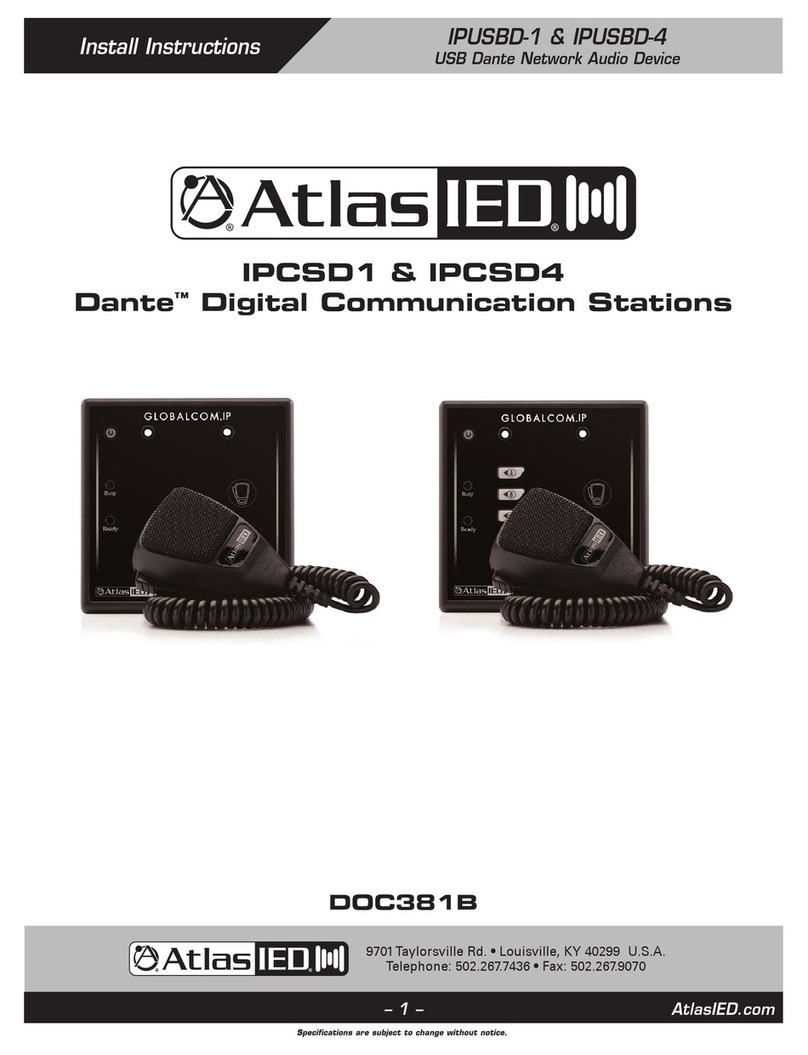 Atlas IED IPUSBD-1 Install instructions Atlas IED IPUSBD-1 Install instructions