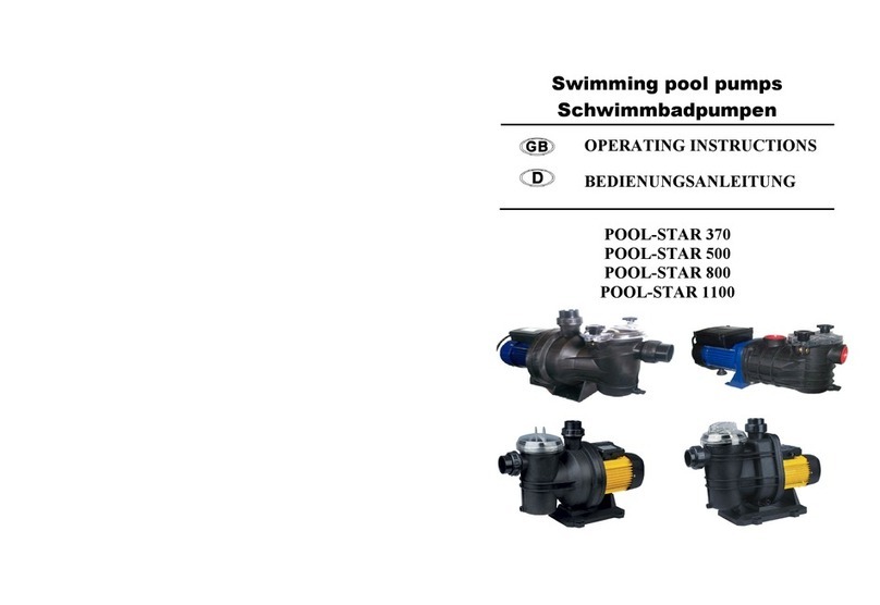 Profi-pumpe POOL-STAR 370 operating instructions