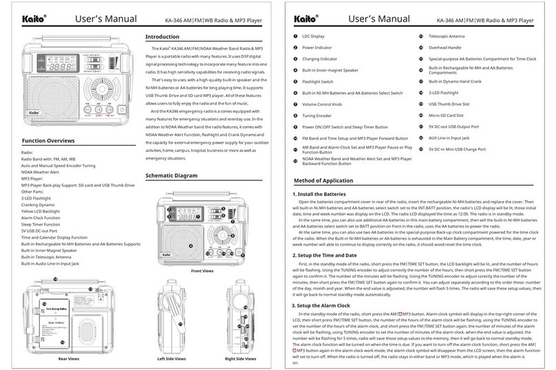 Kaito KA-346 user manual