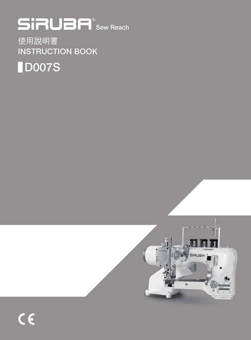 Siruba Sew Reach D007S User manual