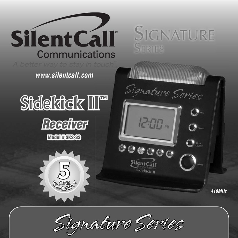Silent Call Communications Sidekick II Signature Series User manual