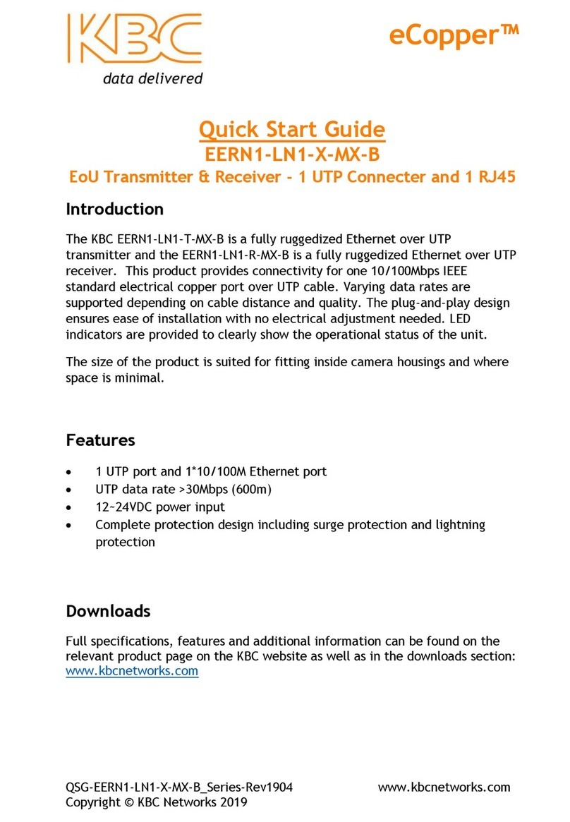 KBC eCopper EERN1-LN1-X-MX-B quick start guide
